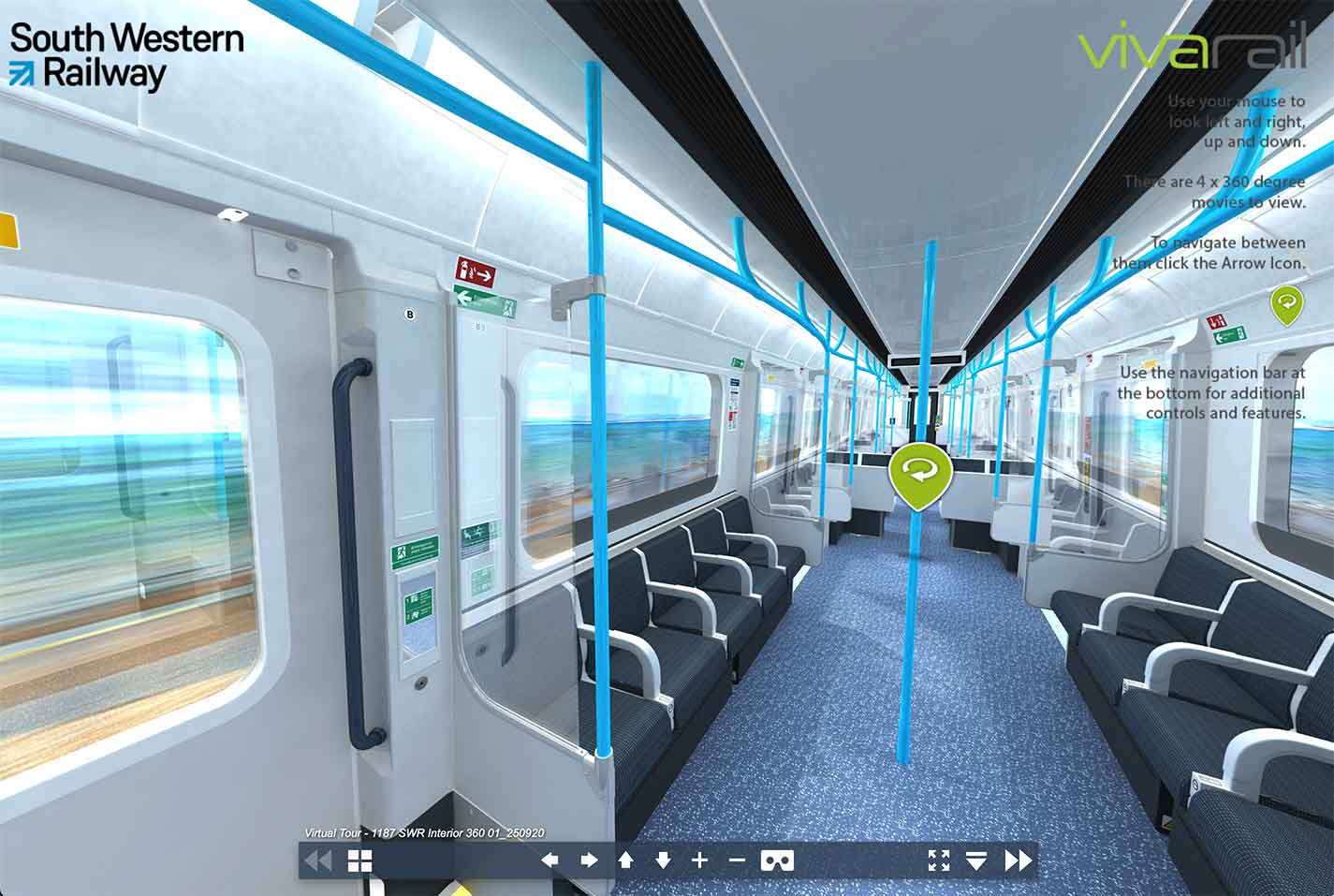 Class 484 Interior 3D Tour
